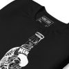 Unique Bottle T-Shirt "Fashion in A Bottle" Abstract Shirt (White Line Art Edition) - Image 2