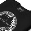 Unique Circle T-Shirt "Crown Drip Royalty" Abstract Circle Shirt (White Line Art Edition) - Image 2