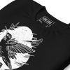 Unique Hummingbird T-Shirt "Fly Hummingbird" Hummingbird Shirt (White Line Art Edition) - Image 2