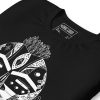 The Most Unique African Mask T-shirt: Artwork "Mask No.4" (White Line Art Edition) - Image 2