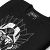 The Most Unique African Mask T-shirt: Artwork "Mask No.12" (White Line Art Edition) - Image 2