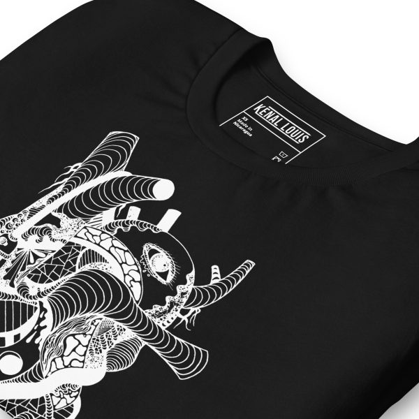 Beautiful Heart T-shirt "Light Heart" Graphic Tee (White Line Art Edition) - Image 2
