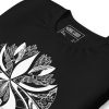 Beautiful Abstract T-shirt "Abstract Motif" Abstract Graphic Tee (White Line Art Edition) - Image 2