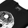 Beautiful Yin Yang T-shirt "Circle of the Yin Yang" Graphic Tee (White Line Art Edition) - Image 2