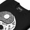 Beautiful Yin Yang T-shirt "Abstract Yin Yang" Graphic Tee (White Line Art Edition) - Image 2