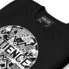 Creative Patience T-shirt "Circle of Patience" Circle Graphic Tees (White Line Art Edition) - Image 5
