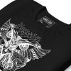Creative Owl T-shirt "Wise Owl and Ageless Skull" Own Graphic Tees (White Line Art Edition) - Image 5