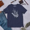 Unique Ballet Shirt "Afro Ballerina" Creative Dancer T-Shirt (White Line Art Edition) - Image 6