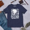 Unique Afro T-shirt "Afrocentric Maze" Black Culture T-shirt (White Line Art Edition) - Image 7