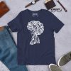 Powerful Afrocentric Shirt "Her Beautiful Mind" Black Culture T-shirt (White Line Art Edition) - Image 6