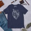 Beautiful Music Heart T-shirt "Musical Heart No. 2" Graphic Tee (White Line Art Edition) - Image 6