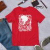 Unique Afro T-shirt "Afrocentric Maze" Black Culture T-shirt (White Line Art Edition) - Image 8