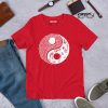 Beautiful Yin Yang T-shirt "Abstract Yin Yang" Graphic Tee (White Line Art Edition) - Image 7
