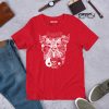 Creative Owl T-shirt "Wise Owl and Ageless Skull" Own Graphic Tees (White Line Art Edition) - Image 7
