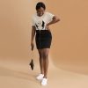 Unique Woman Afro T-shirt “Cosmic Afro Eve” Black Culture T-shirt - Image 4