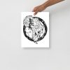 Africa Map Artwork “Crystal Africa" Africa Map Drawing for Sale - Image 2