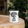Afrocentric Coffee Mugs "Beautiful Mind" Artwork Mugs - Image 2