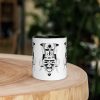 Afrocentric Coffee Mugs "African Mask 6" Custom Art Mug - Image 2