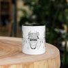 Afrocentric Coffee Mugs "African Mask 10" Custom Art Mug - Image 2