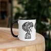 Afrocentric Coffee Mugs "Beautiful Mind" Artwork Mugs - Image 3