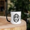 Afrocentric Coffee Mugs "African Mask 9" Custom Art Mug - Image 3