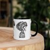 Afrocentric Coffee Mugs "Beautiful Mind" Artwork Mugs