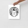 Creative Owl Artwork “Wise Owl" Owl Drawing, Art Print, Circle Art - Image 2