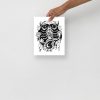 Mystic Scorpio zodiac art print on matte museum-quality paper styled to elevate a space
