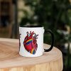Pride Mugs "Pride Heart" Beautiful Gay Pride Coffee Mugs