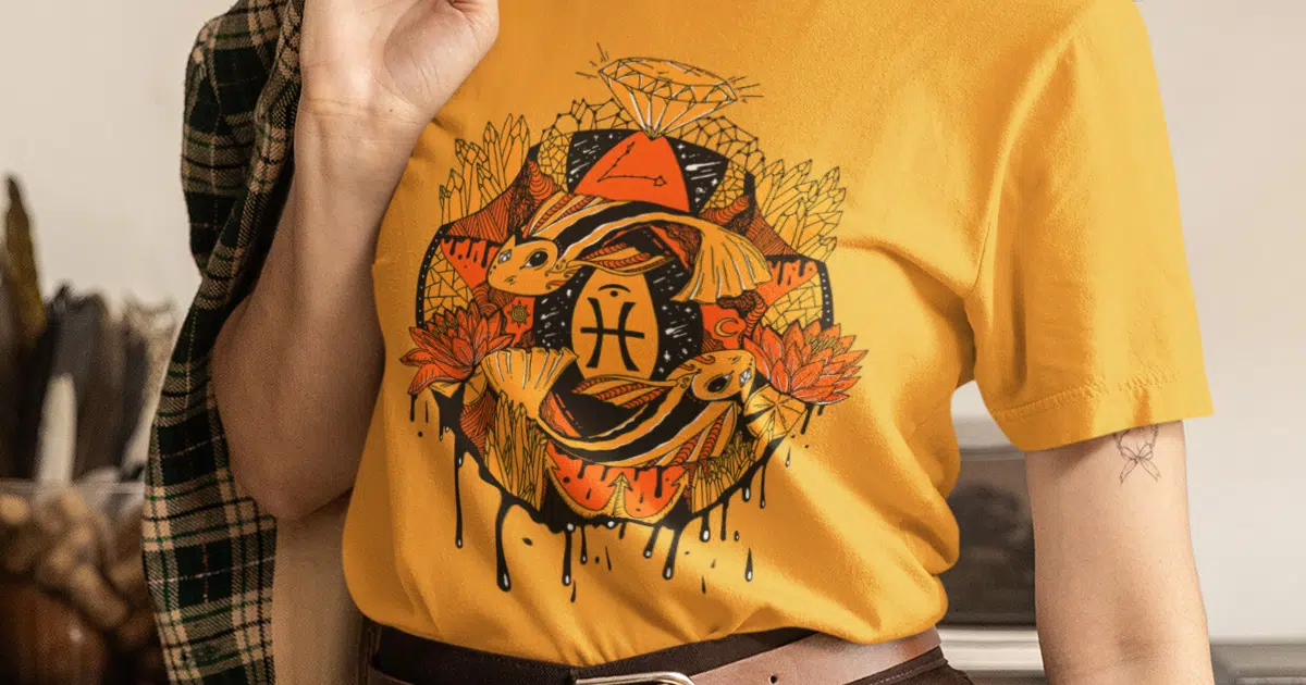 Black and Orange Shirt 22