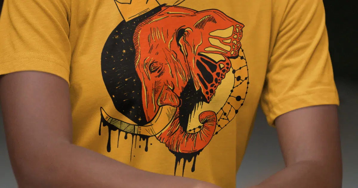Black and Orange Shirt 55