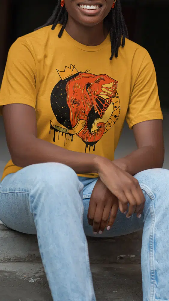 Black and Orange T-shirt 6