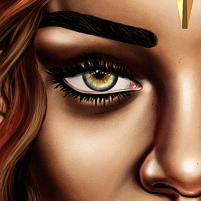 Rihanna art eyes