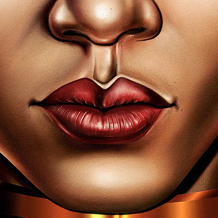 Rihanna art lips
