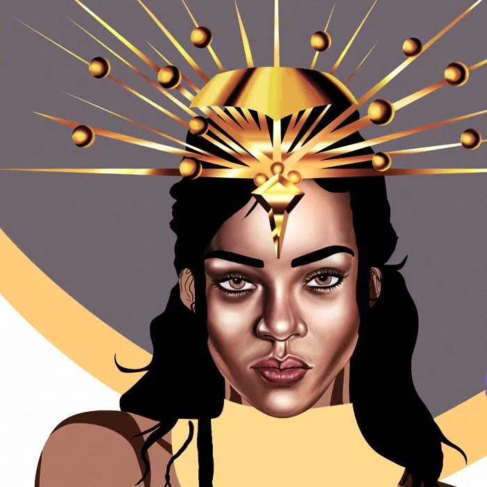 Rihanna art wip