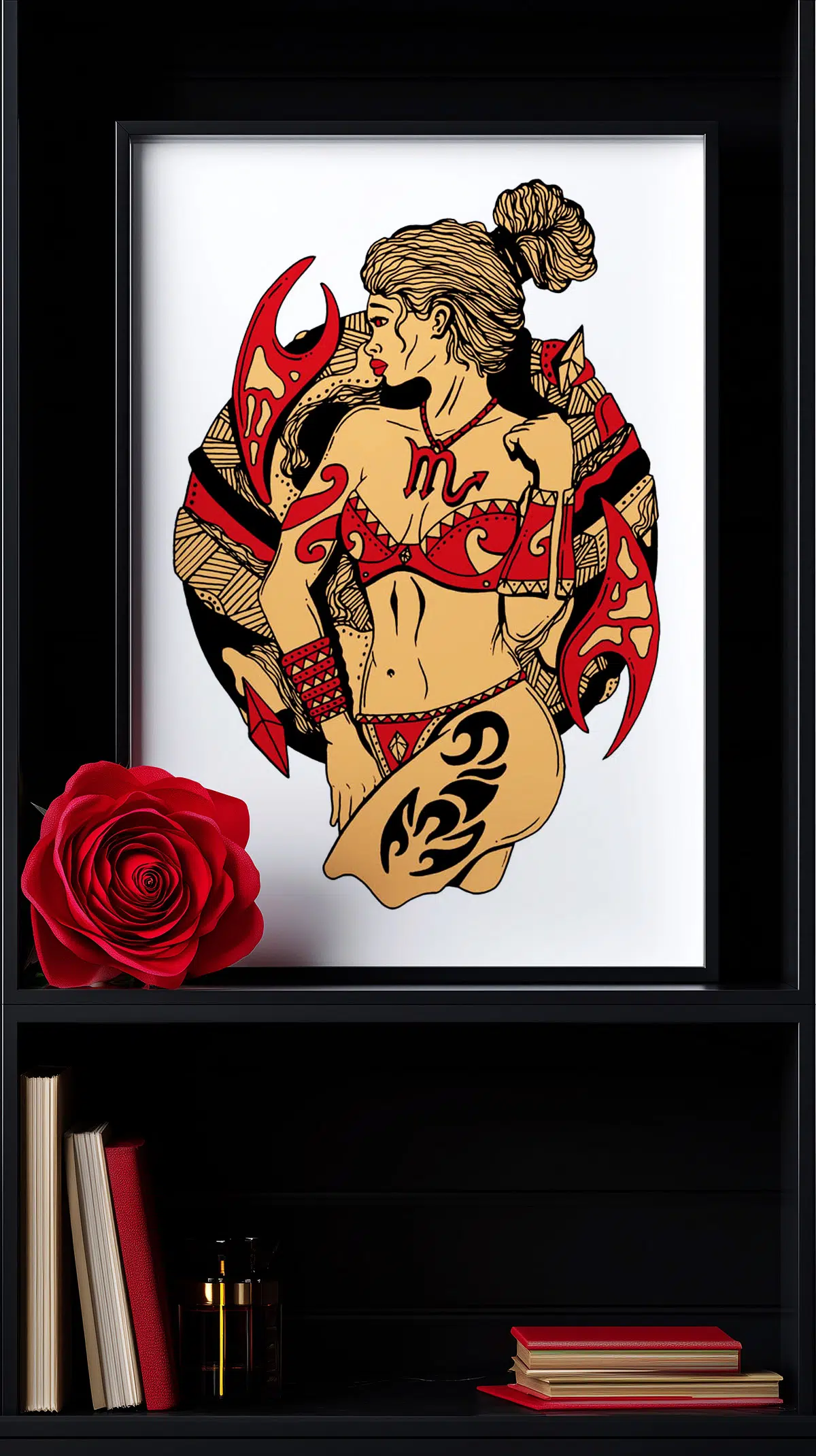 Royal Red Scorpio Art
