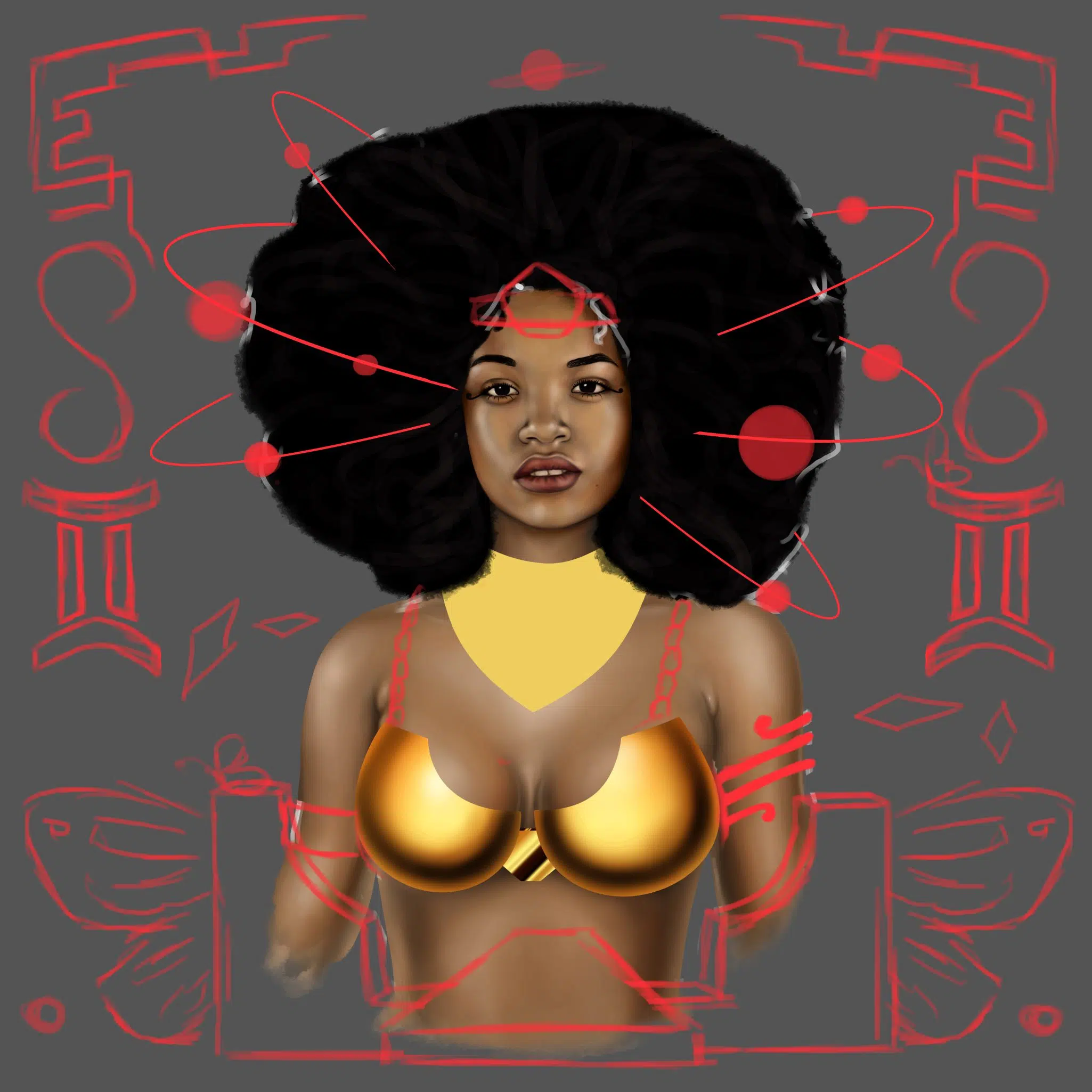 Super Beautiful Afro Black Women Art That Captures Timeless Beauty h