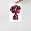 Sunset Afrocentric art print Beautiful Mind on matte museum-quality paper for wall decor