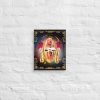 Afrofuturism Art "Retro Gold African Mask No. 7" African Contemporary Art - Image 2