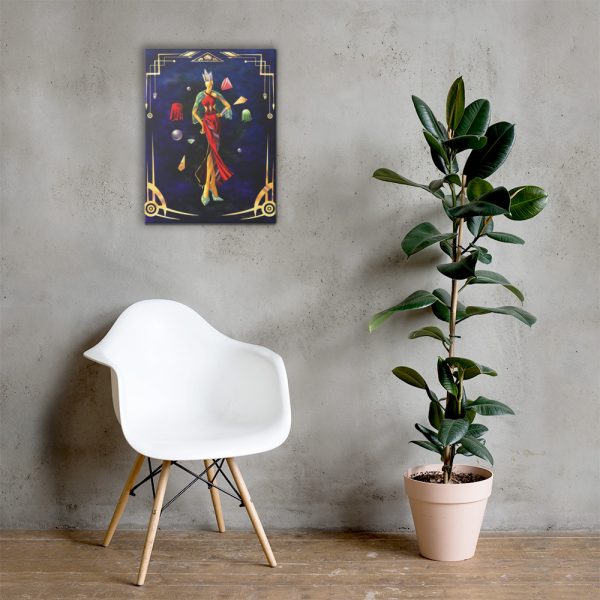 Fashion Goddess No.1 – Fashion Art Illustration | Fashion Canvas Art - Image 6