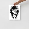 Hummingbird Wall Art “Fly Hummingbird" Hummingbird Line Art Print - Image 2