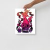 Sunset Cat Drawing “Magical Cat of Fortune” Cat Art Print - Image 2