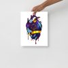 Heart Drawing “Royal Heart” Anatomical Heart Art Print - Image 2