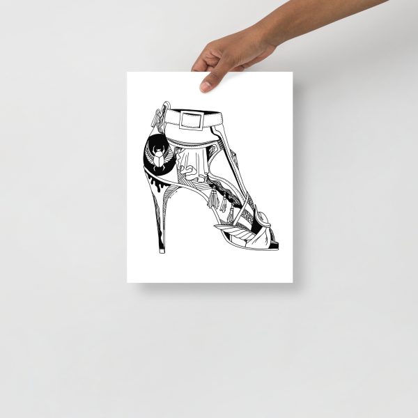 Heels Drawing "Goddess Heels No. 2" High Heel Art - Image 2