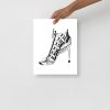 Heels Drawing "Goddess Heels No. 5" High Heel Art - Image 2