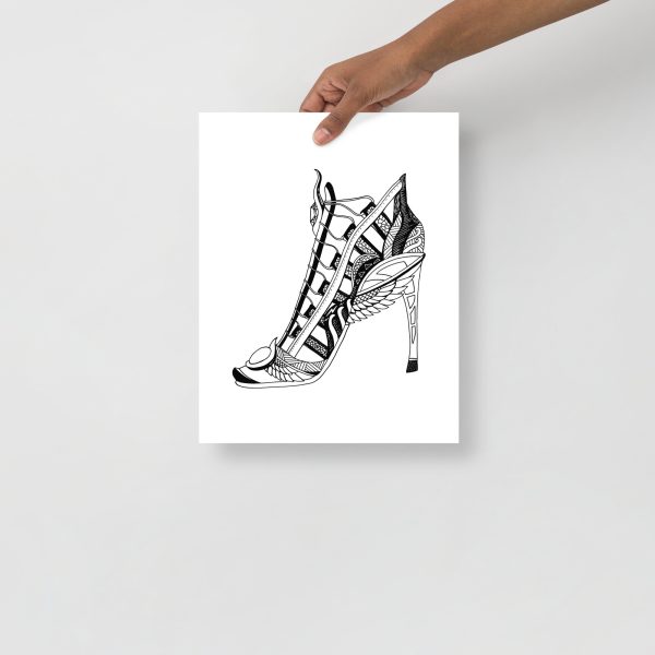 Heels Drawing "Goddess Heels No. 5" High Heel Art - Image 2
