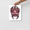 Mauve Rose Libra Art "Libra Beauty" Libra Drawing - Image 2