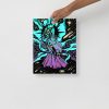 Purple Mom Art Drawing “Mother of Moon” Art for Mom - Image 2