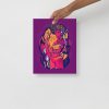 Sunset Sagittarius Art “Sagittarius Goddess 1” Sagittarius Drawing - Image 2