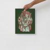 Sage Green Sagittarius Art “Sagittarius Goddess 1” Sagittarius Drawing - Image 2